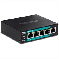 TRENDNET TE-FP051 5-Port PoE+ Switch Fast Ethernet Long Range