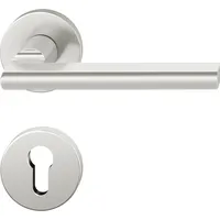 FSB Drückergarnitur 12 1035 ASL auf Rosette PZ, silber