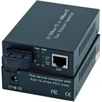 EFB-Elektronik Media Konverter RJ45-STP/SC 2km, Fast Ethernet, MM, schwarz