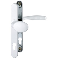 HOPPE Profiltür-Garnitur NY 76G/3346/1810 Alu.F9016 PZ f.TS 67-72mm