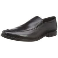 CLARKS Herren Howard Edge Slipper, Black Leather, 40