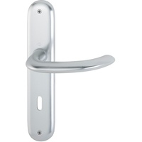 HOPPE Langschildgarnitur Mar.1138/273P Alu.F1 OB 72mm DIN L/R