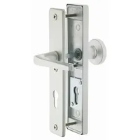 Alpertec Schutzbeschlag Tira Drücker/Knopf Aluminium silber 72 mm