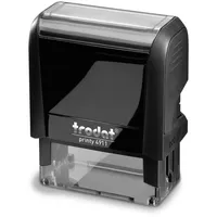 Trodat Textstempel, individualisierbar printy 4911 selbstfärbend schwarz ohne Logo,
