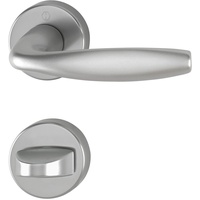 HOPPE 3369903 Drückergarnitur New York mit Rosette WC, Aluminium