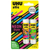 UHU 2 UHU Neon Edition Klebestifte 2x 8,2 g