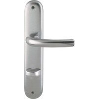 HOPPE 2947441 Drückergarnitur Tokyo-auf Langschild WC Entfernung 90mm, für
