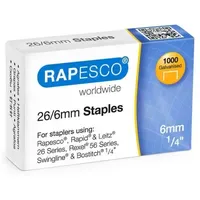 Rapesco RAPESCO® Heftklammern 26/6, 1.000 St.