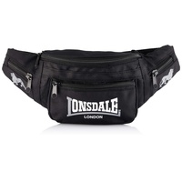 Lonsdale Hip Luggage Carry On Luggage, Black/Grey,Einheitsgröße EU