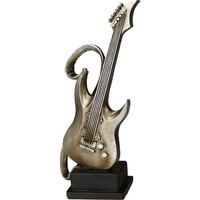 Ambiente Haus Gitarre Figur in Antiksilber - M |