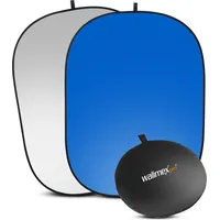 Walimex Pro 2in1 Falthintergrund grau/blau 150x200cm (17697)