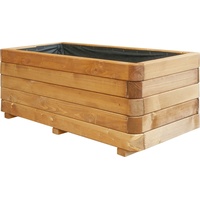  Pflanzkasten Ingo 100 x 45 cm gelb gebeizt mit