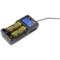 XTAR VC2 Akkuladegerät Haushaltsbatterie USB