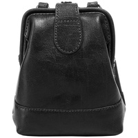 X-ZONE Gürteltasche echt Leder, schwarz