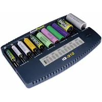 AccuPower IQ312 Rundzellen-Ladegerät NiCd, NiMH, LiIon 10340, 10350, 10440,