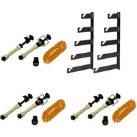 Walimex 5-fach Hintergrund Wandmontageset, 3er Set