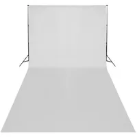 VidaXL Fotohintergrund Baumwolle Weiß 600 x 300 cm