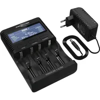 Ansmann Powerline 4 Ultra Rundzellen-Ladegerät NiCd, NiMH, LiIon Micro