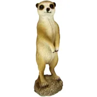 I.GE.A. Dekofigur I.GE.A. "Erdmännchen", braun, B:8,5cm H:23cm, Polyresin, Dekofiguren,