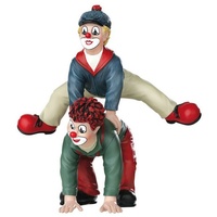Gildeclowns Sammelfigur »Clown Dekofigur, Der Bocksprung« handbemalt, Wohnzimmer, bunt