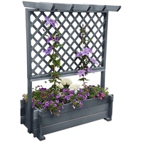 Promadino Rankkasten mit Pergola grau