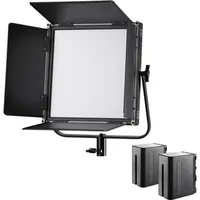Walimex Soft 520 Set Studioleuchte), Dauerlicht, Schwarz