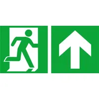 FP Fluchtwegschild Aluminium 40 x 20 cm