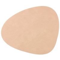 LINDDNA Tischset Nupo L Curve Leder Beige Sand (Large)