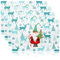 COM-FOUR 4X Platzset XL für Weihnachten - Tischset mit