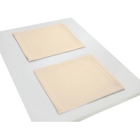 Wirth Platzset »NEWBURY«, (Packung, 4 St.), beige