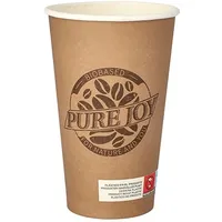 Papstar 50 Trinkbecher, Pappe 0,4 l