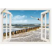 ARTland »Fensterblick - Ostsee«, Fensterblick, (1 St.), als Leinwandbild,