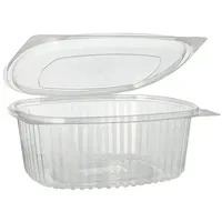 Papstar Starpak 50 Feinkost- und Salatschalen mit Klappdeckel, R-PET
