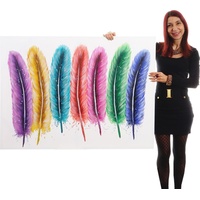 MCW Wandbild Federn, 100% handgemaltes Ölgemälde Gemälde XL, 120x90cm