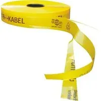 Kelmaplast Trassen-Warnband T-Kabel Sollbruchstellen