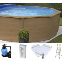 KWAD Rundpool Supreme 460 x 132 cm inkl. Bodenisolationsset
