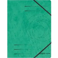 Herlitz Eckspannmappe Quality, A4, Karton, grün