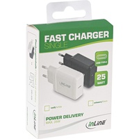 InLine 25W USB-C Power Delivery Netzteil schwarz (31501S)