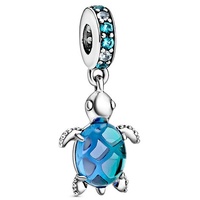 Pandora Meeresschildkröte Murano-Glas Charm-Anhänger 798939C01