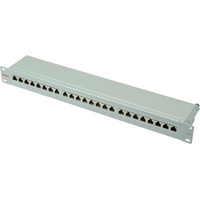 Roline 19-Patchpanel, 24P, geschirmt, grau