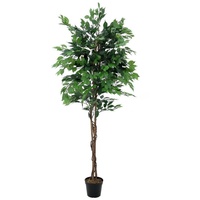 Europalms Ficus-Benjamini Multi-Stamm, Kunstpflanze, 210cm