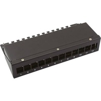 Value Keystone-Modulträger, 12-Port, schwarz