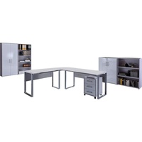 MID.YOU Büro Office Edition Set 1 Grau/Weiß