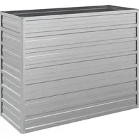 VidaXL Garten-Hochbeet verzinkter Stahl rechteckig 100 x 40 x