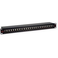 Roline 19"-Patchpanel 1 HE, 24 Ports, Kat.5e (Class D),