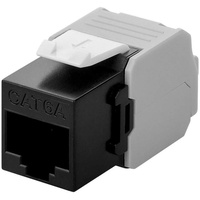 Goobay Keystone RJ45 CAT 6A UTP RJ45-Einbaumodul Keystone CAT