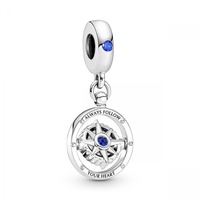 Pandora 790099C01 Charm-Anhänger Sich Drehender Kompass
