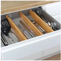 Hti-Living Schubladenzubehör Schubladenteiler 4er-Set
