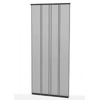Hecht Klemm Lamellenvorhang 100x220cm anthrazit Lamelle anthrazit 101430107-VH