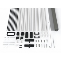 Hecht international Insektenschutz-Tür »Alu-Türbausatz«, BxH: 120x240 cm, weiß